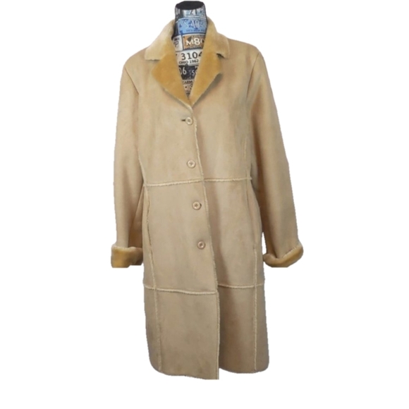 MARVIN RICHARDS - vintage coat with fur size XL - Picture 2 of 7